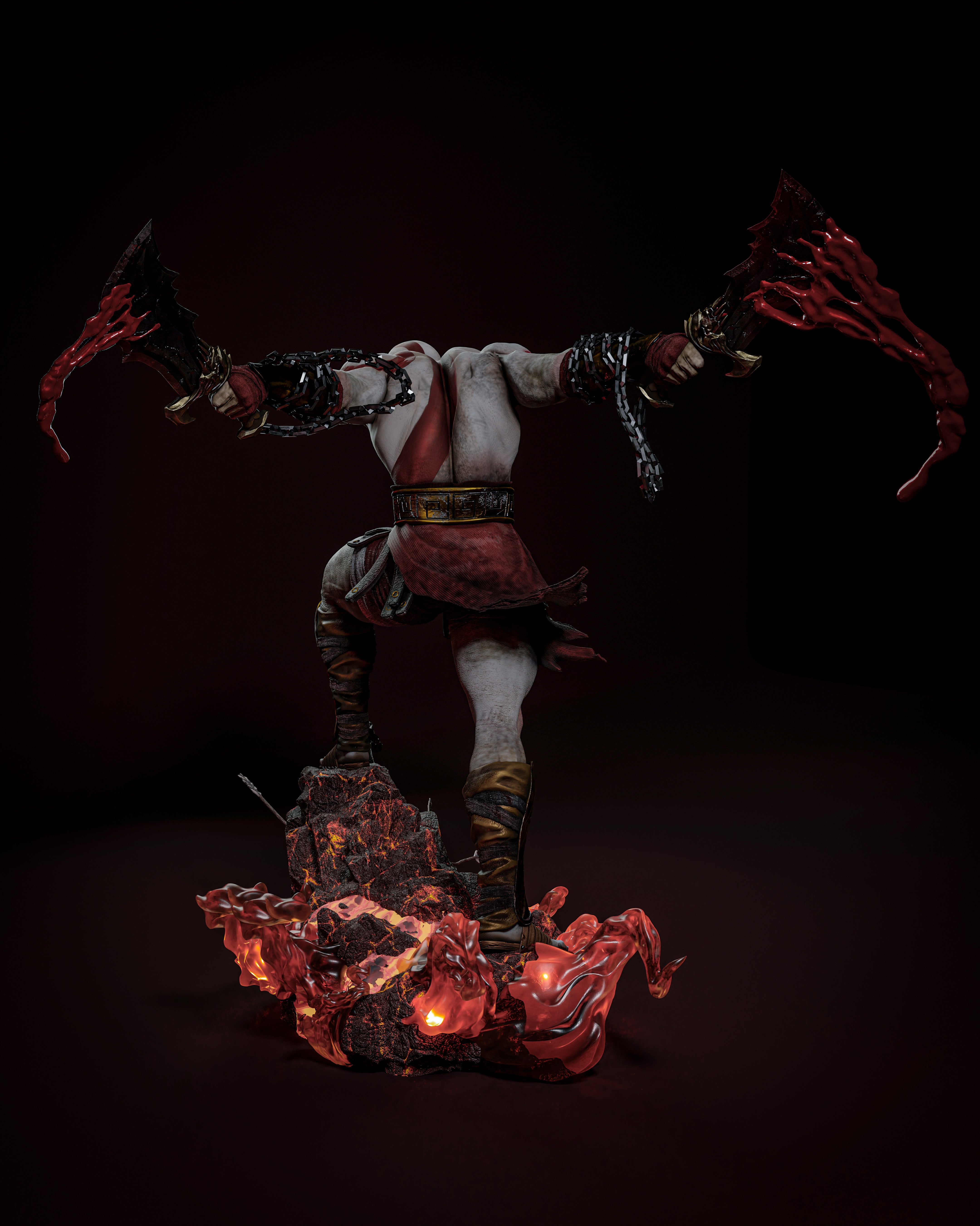 人気 ブランド チェック Collectible - Kratos Statue kit unpainted - Studios ZeZ by その他