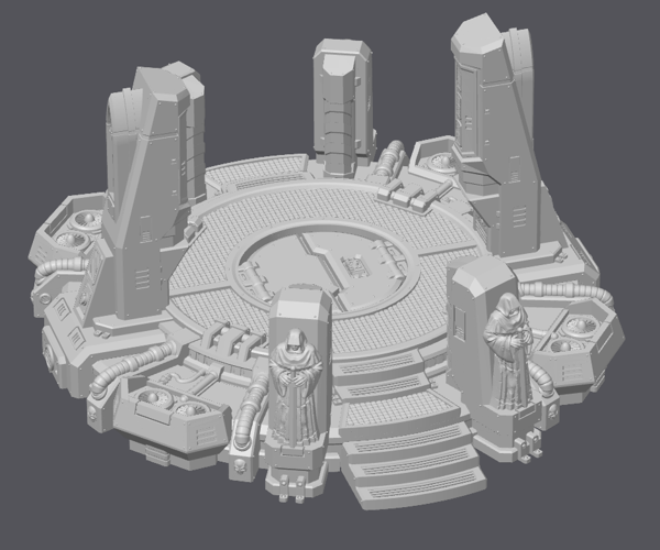 Chapters Headquarter - 3D printable Wargaming Terrain by War