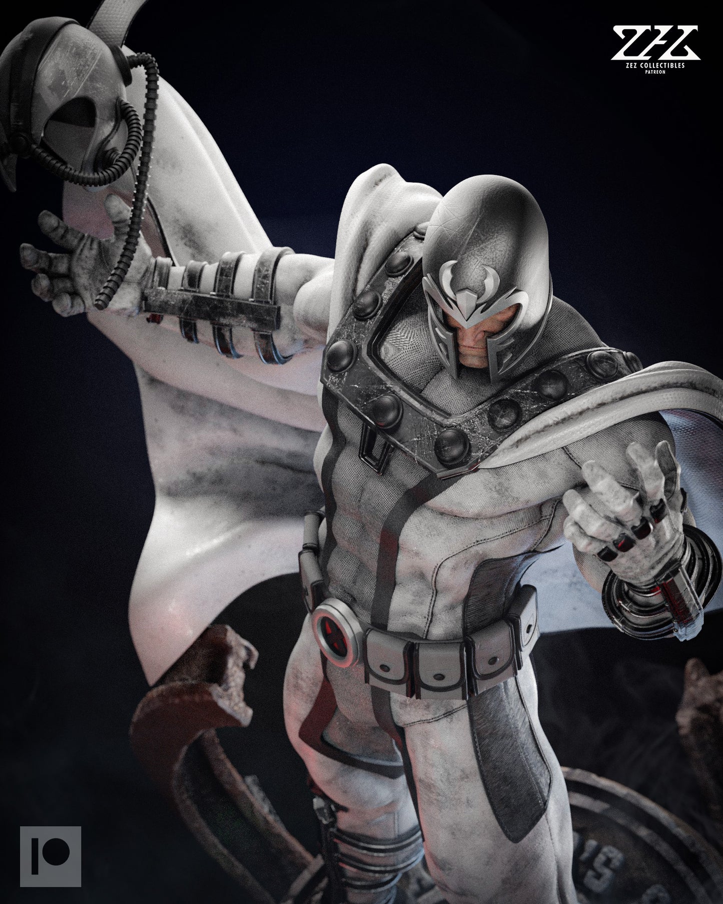 
                  
                    Magneto Collectible Statue by ZeZ Studios - 1:6th Scale- unpainted or painted versions
                  
                