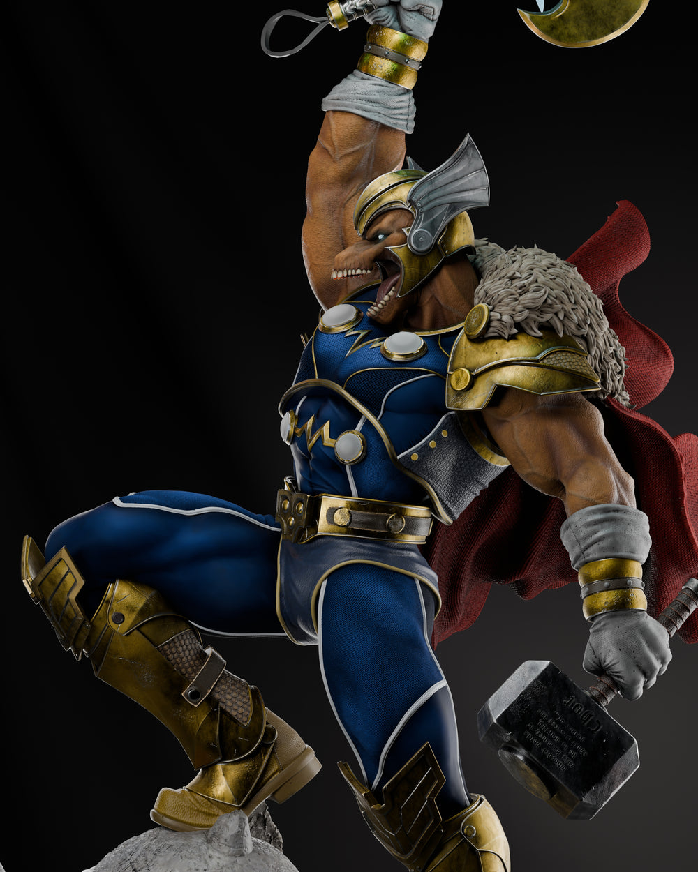 1:6 Scale Beta Ray Bill Statue | Hand-Painted/Build Kit Collectible by ZeZ Studios | High-Quality Resin Figure