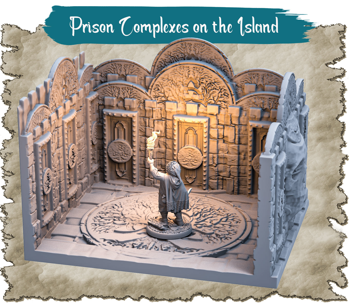 
                  
                    Tabletop/RPG/Wargame Terrain - Hidden Places - Island Prison Complex
                  
                