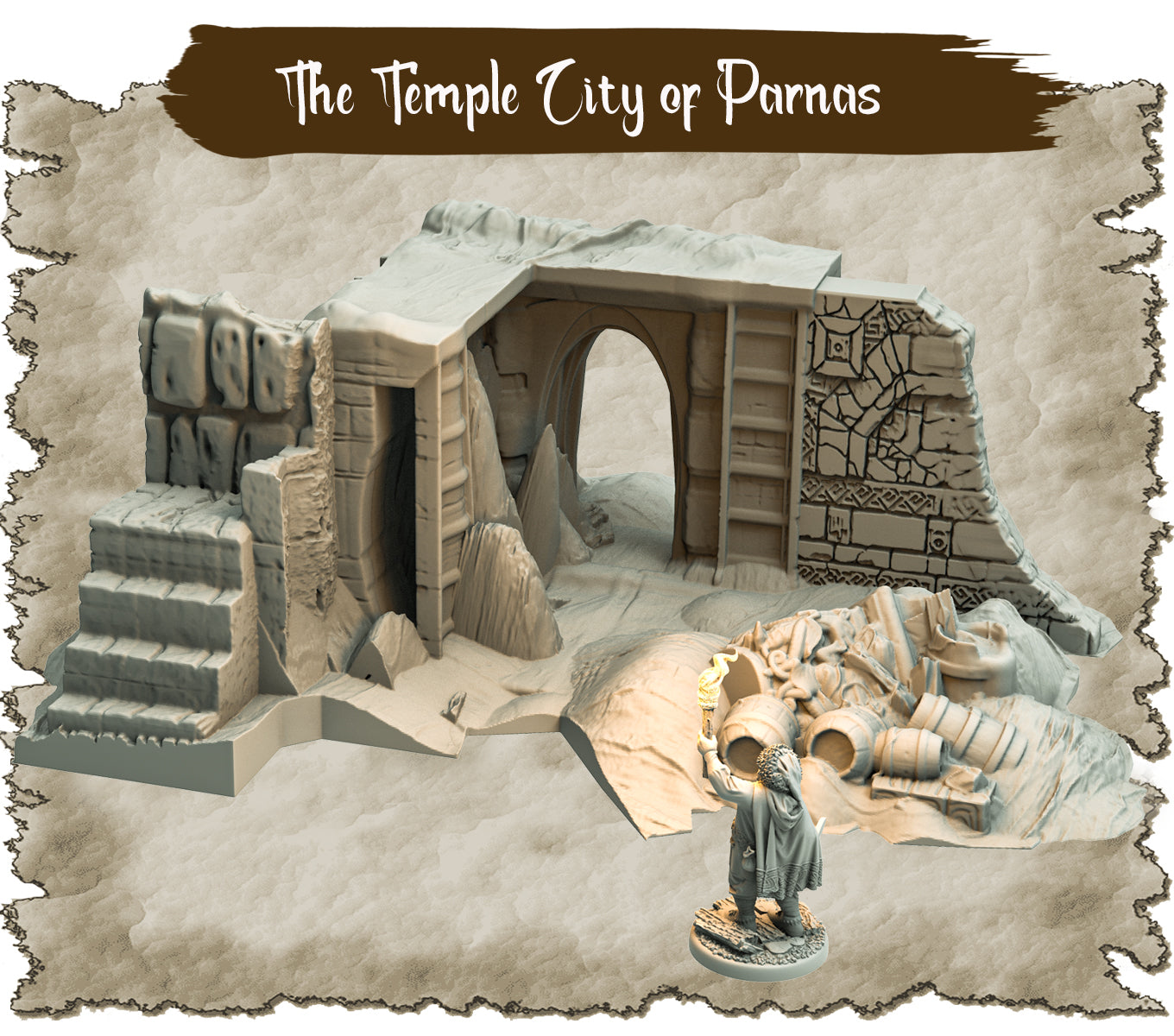 
                  
                    Tabletop/RPG/Wargame Terrain - Hidden Places - The Temple City of Parnas
                  
                