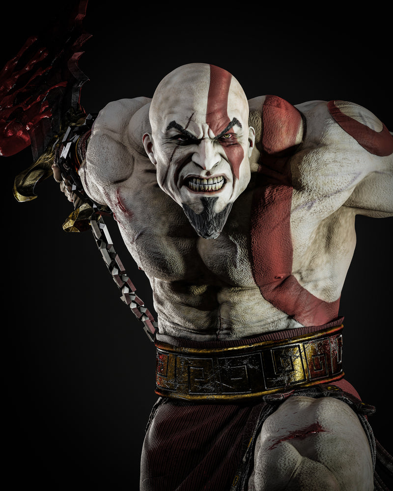 
                  
                    Kratos - Collectible Statue by ZeZ Studios - unpainted kit or painted (limited) versions - 1:6 Scale
                  
                