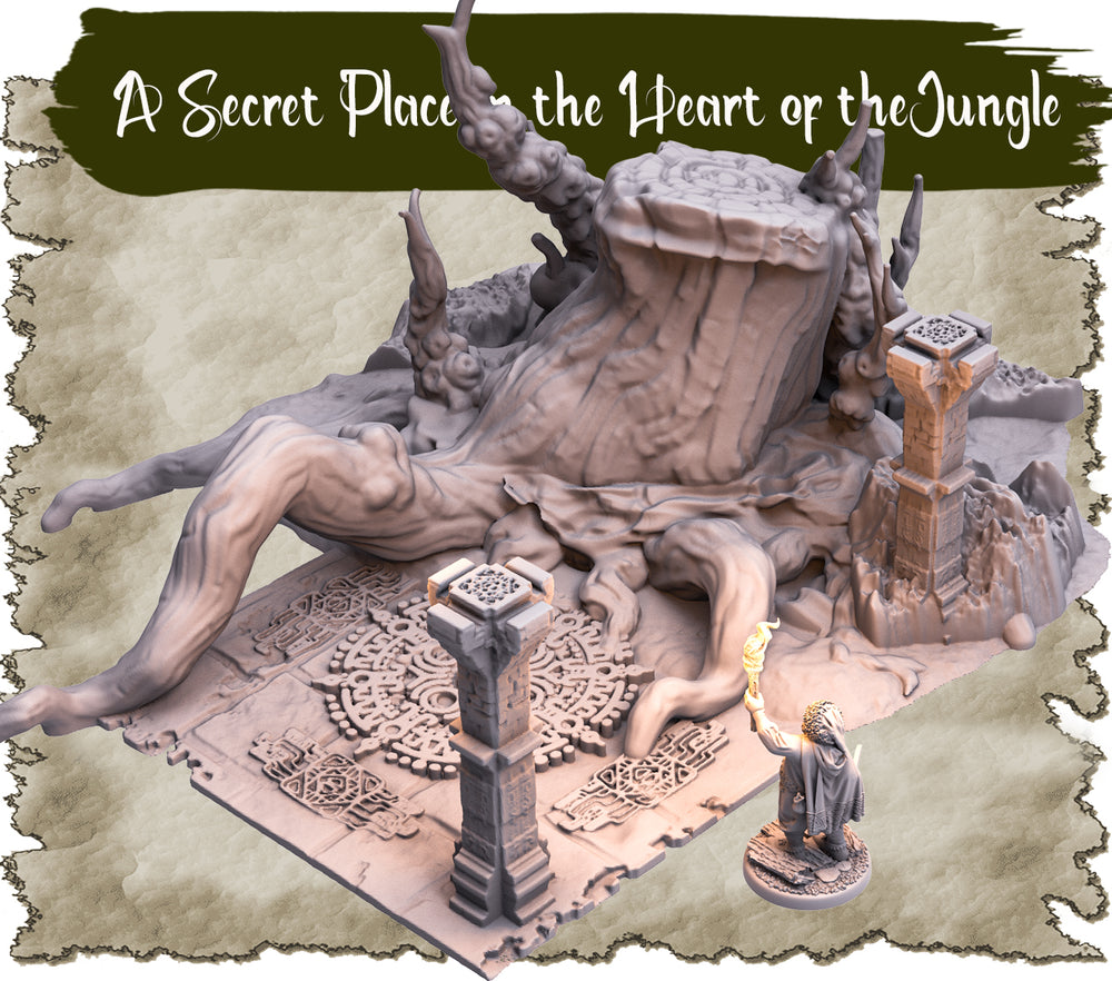 
                  
                    Tabletop/RPG/Wargame Terrain - Hidden Places - A Secret Place in the Heart of the Jungle
                  
                