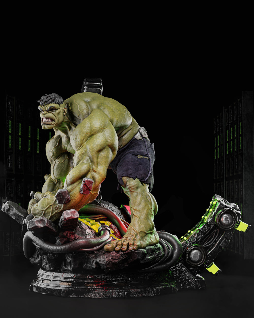 Hulk Collectible Statue by ZeZ Studios - unpainted or painted versions