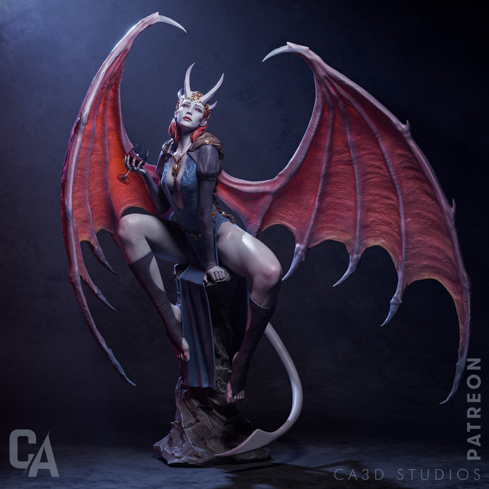 Mizora (Balders Gate 3) - Collectible Statue by CA3D studios - unpainted or painted versions