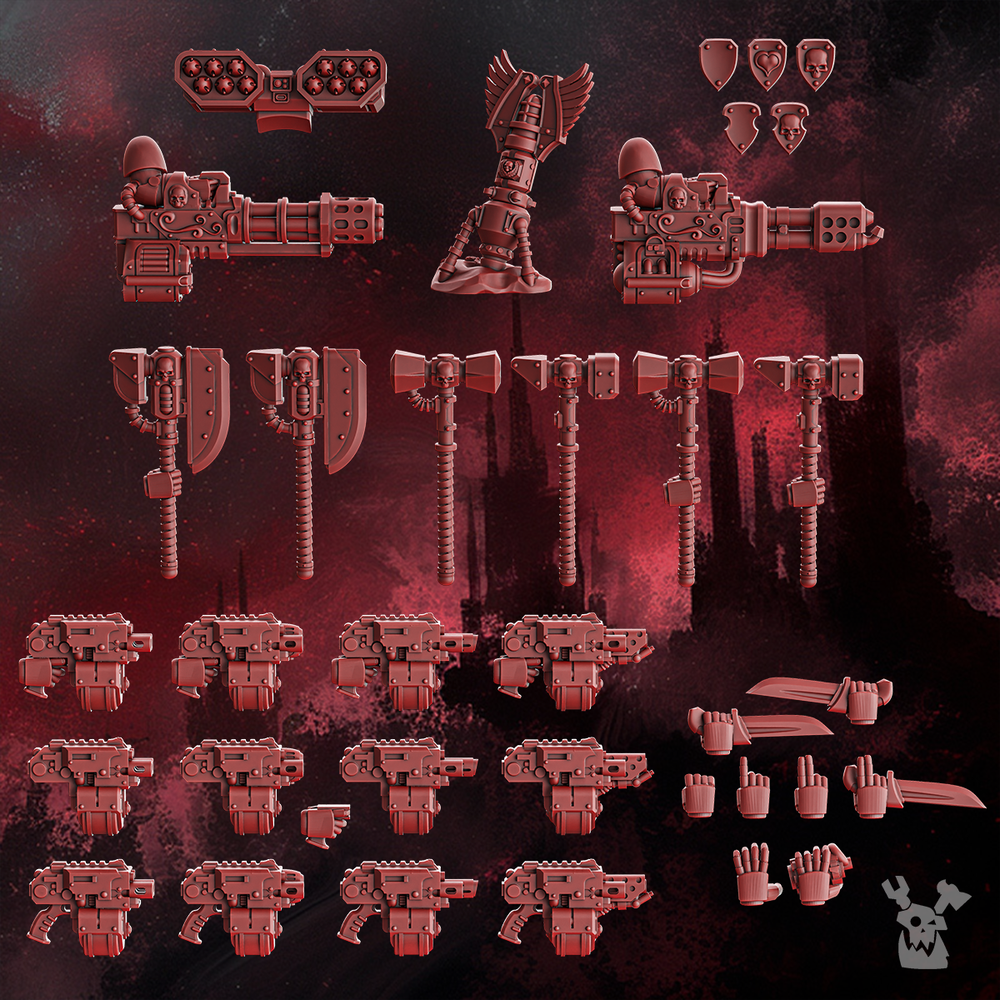 
                  
                    Miniatures - Dakka Dakka The Crimson Wings - Destroyer's Squad - For Wargames and Tabletop Games,  Collectors, and Painters
                  
                