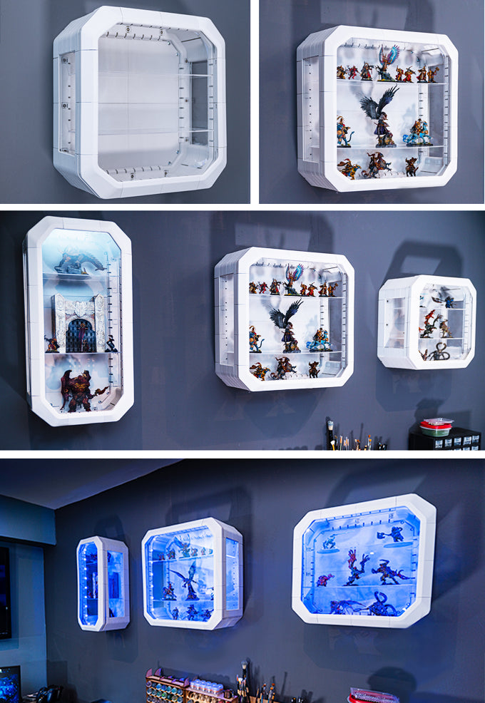 
                  
                    Custom Modular Display Case (Square shape) - Miniatures, Figures, and other Collectibles
                  
                
