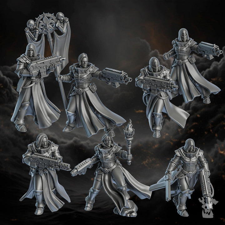 Miniatures - Dakka Dakka Order of Repentance - Sisters of Minor Guilt (Build Kit) - For Wargames and Tabletop Games,  Collectors, and Painters