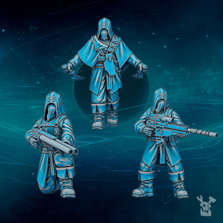 
                  
                    Miniatures - Dakka Dakka Scylla Legion - Cultists - For Wargames and Tabletop Games,  Collectors, and Painters
                  
                