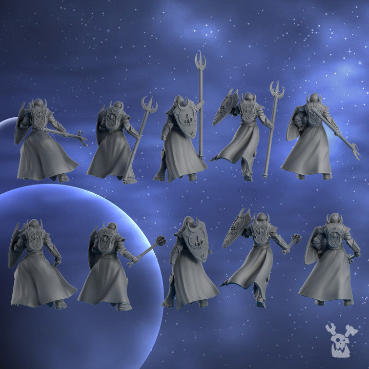 
                  
                    Miniatures - Dakka Dakka Silver Moon Daughters -  Silver Guards (Build Kit) - For Wargames and Tabletop Games,  Collectors, and Painters
                  
                