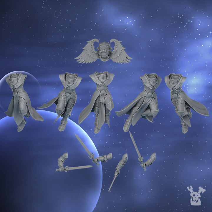 
                  
                    Miniatures - Dakka Dakka Silver Moon Daughters - Lunar Angels (Build Kit) - For Wargames and Tabletop Games,  Collectors, and Painters
                  
                