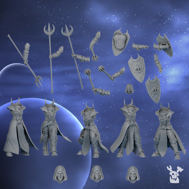 
                  
                    Miniatures - Dakka Dakka Silver Moon Daughters -  Silver Guards (Build Kit) - For Wargames and Tabletop Games,  Collectors, and Painters
                  
                