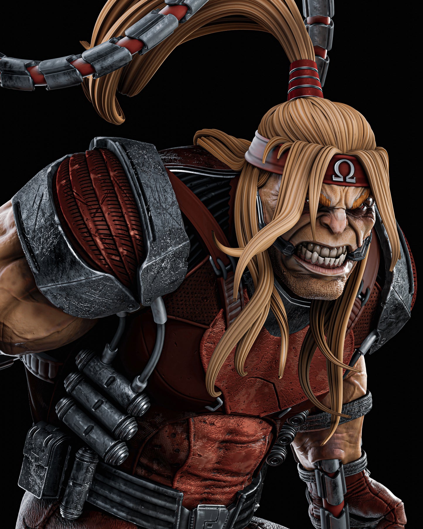 
                  
                    Omega Red - Collectible Statue/Bust by ZeZ Studios - unpainted or painted versions - 1:6 Scale
                  
                