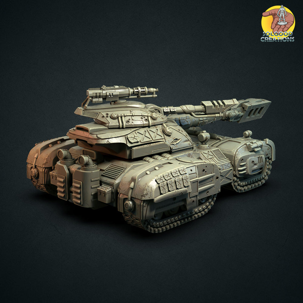 
                  
                    Miniatures - Solgood Creations - Cyber-Smasher Land Tank - For Wargames and Tabletop Games,  Collectors, and Painters
                  
                