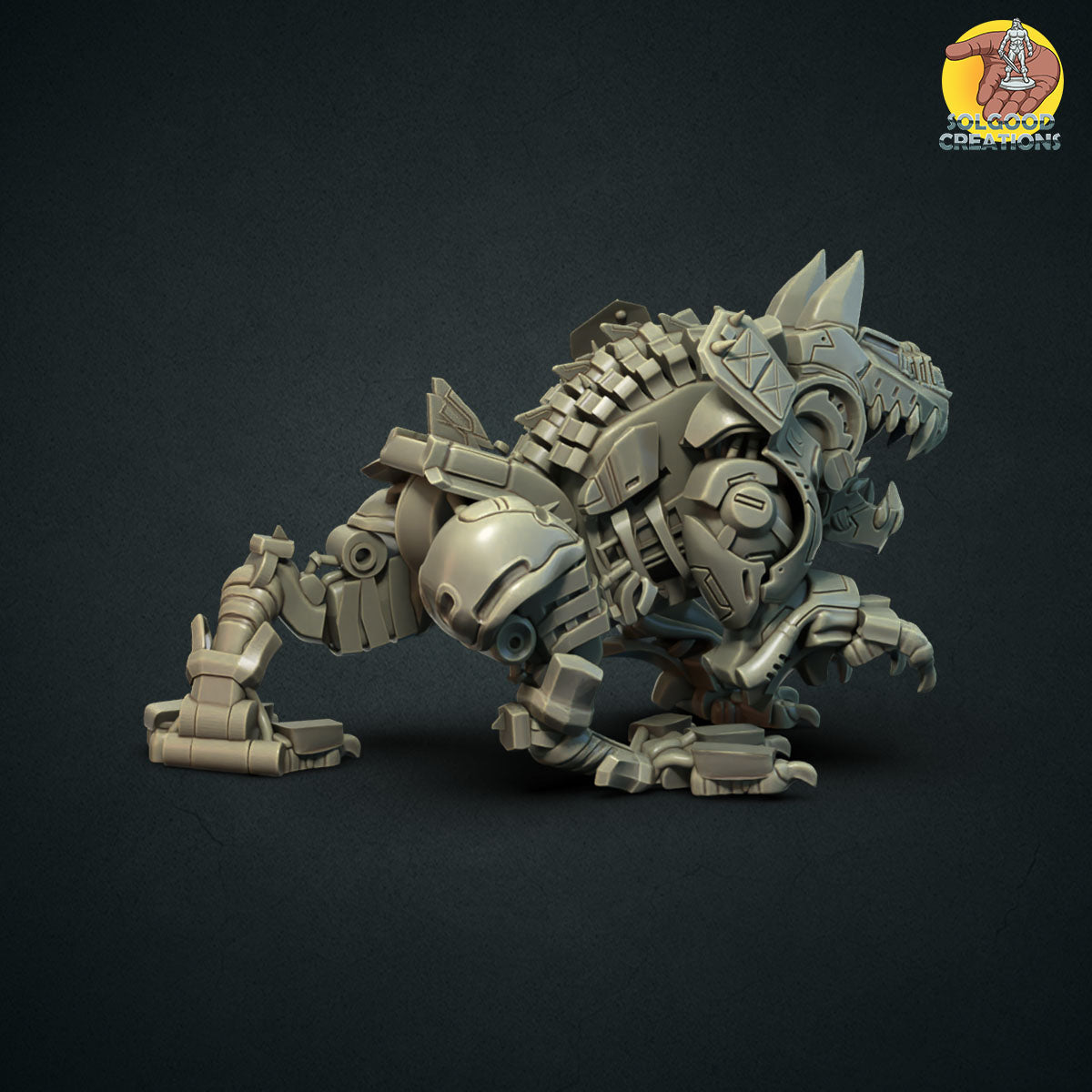 
                  
                    Miniatures - Solgood Creations - Fido the Cyborg Dog - For Wargames and Tabletop Games,  Collectors, and Painters
                  
                