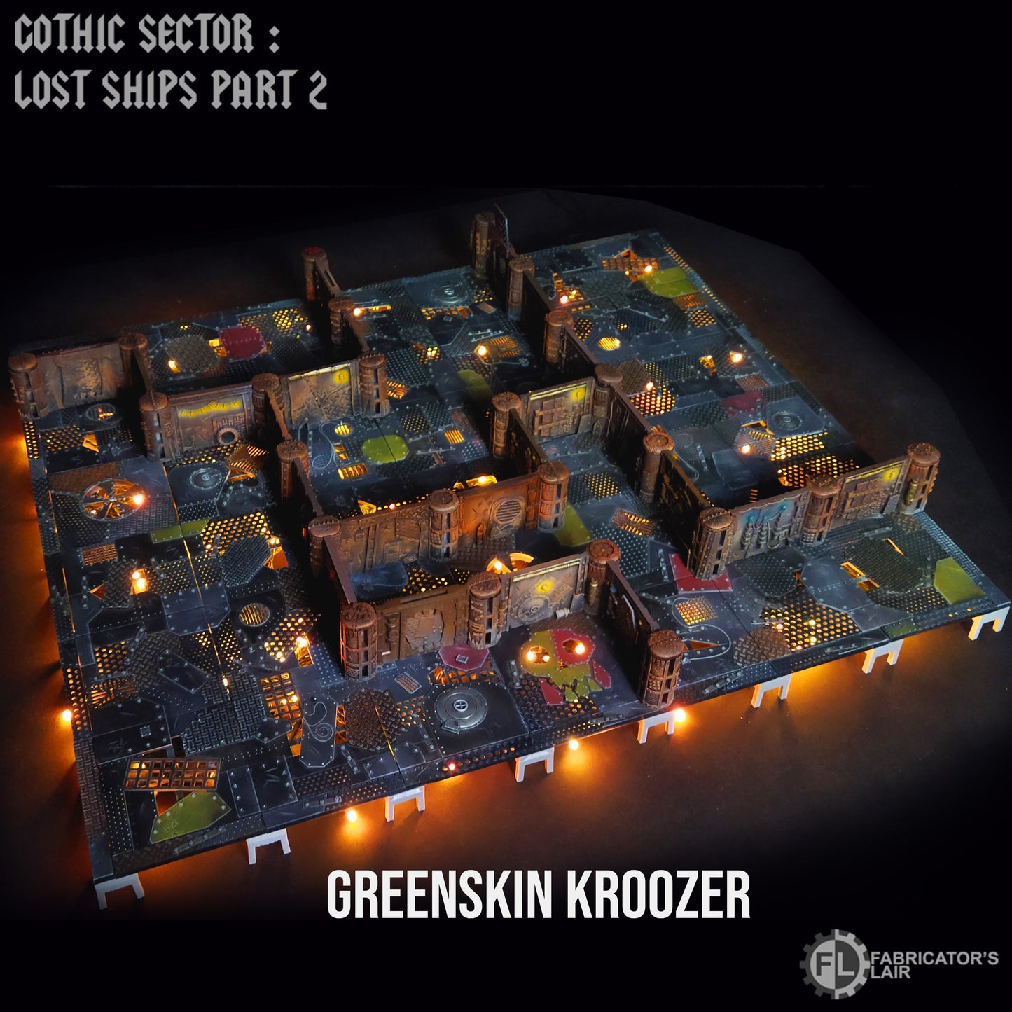 
                  
                    Wargame/Killteam/Boarding Action Terrain - Greenskin Kroozer - Gothic Sector: Lost Ships
                  
                