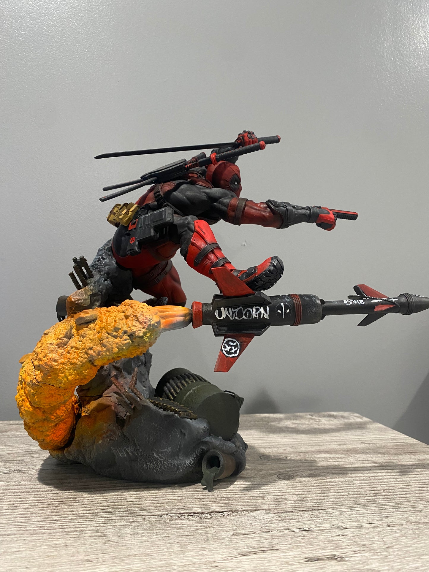 
                  
                    Deadpool Collectible Statue by Zez Studios - 12k 3D Resin Printed/Painted
                  
                