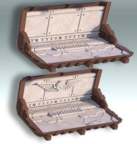 Warp-Forged Conex - Storage & Terrain for Miniatures - Small Size