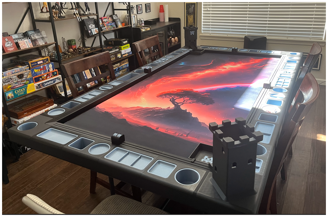 Gameframe 3D printed gaming table