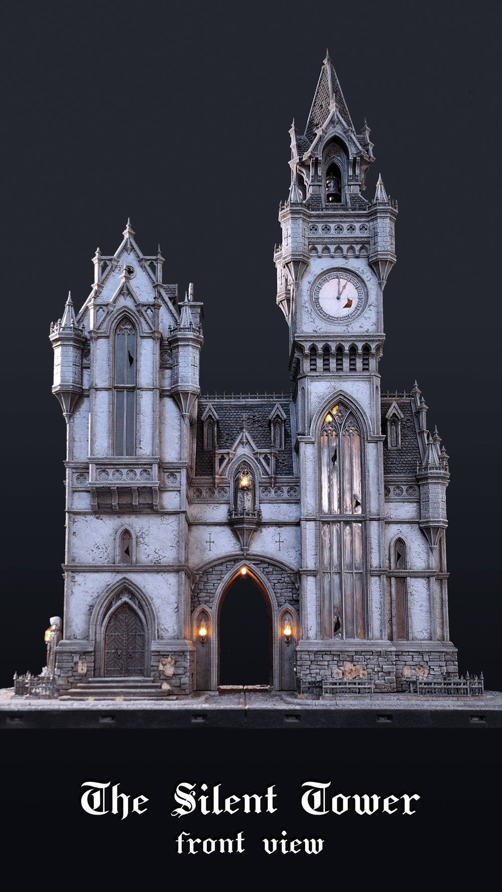 Stormcrow City - The Silent Tower | 3D Printed Terrain Set for Tabletop RPGs | D&D, Pathfinder, Miniature Scenery