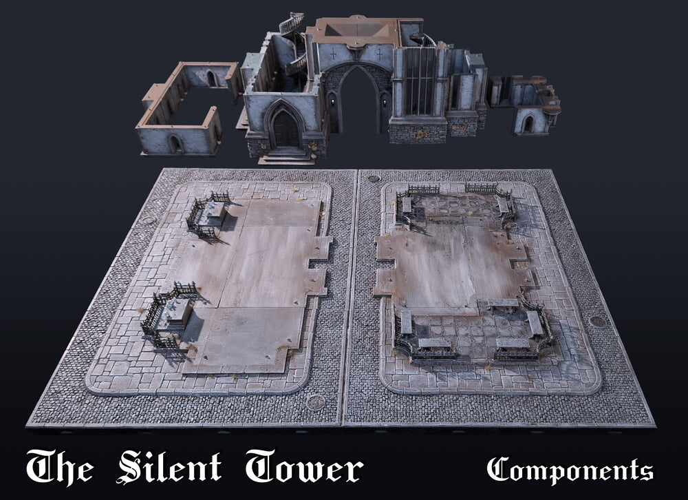 
                  
                    Stormcrow City - The Silent Tower | 3D Printed Terrain Set for Tabletop RPGs | D&D, Pathfinder, Miniature Scenery
                  
                