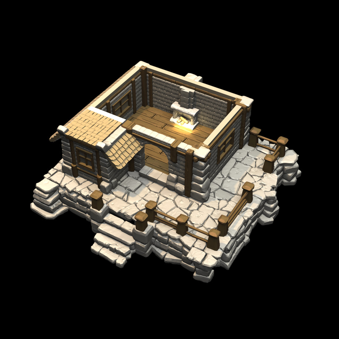 
                  
                    Iridium Places - Villahe House - Multi-level/interior playable table top terrain
                  
                