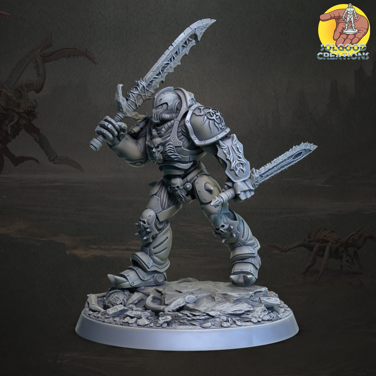 
                  
                    Miniatures - Solgood Creations - The Swarm Slayers - For Wargames and Tabletop Games,  Collectors, and Painters
                  
                