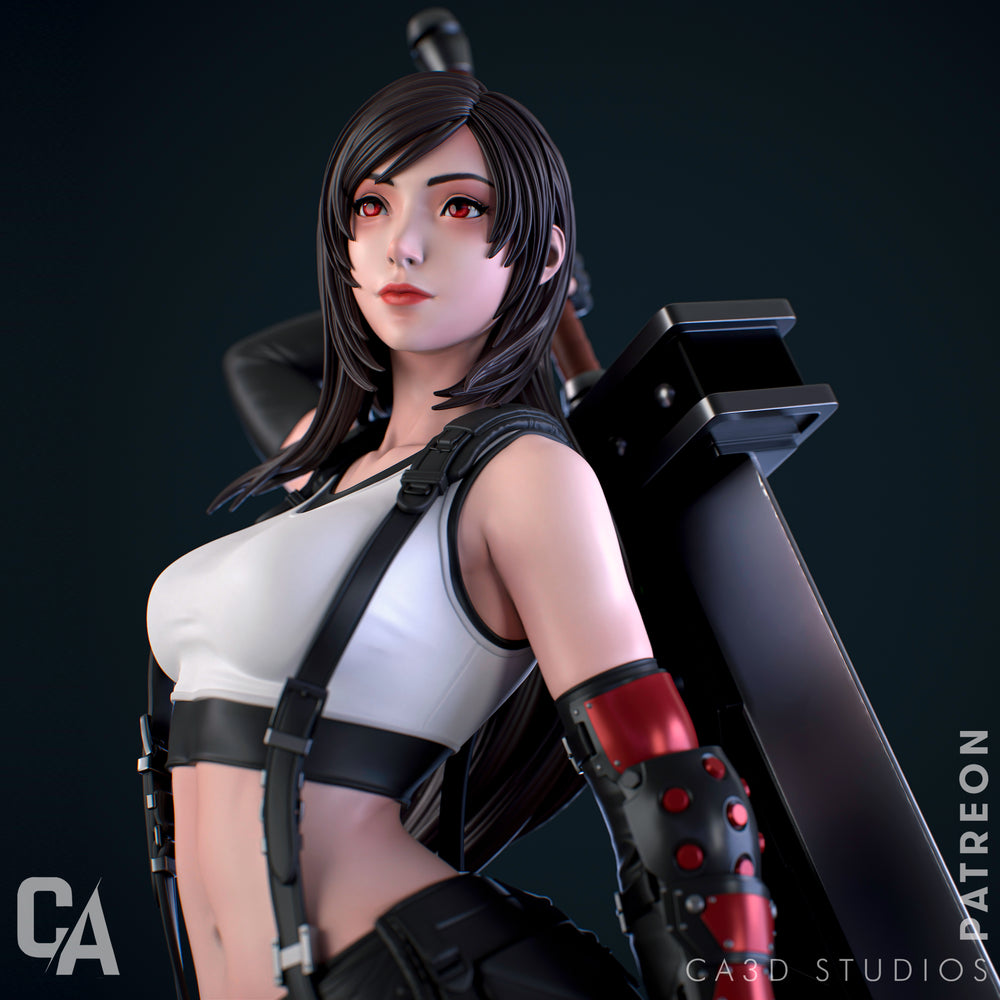 
                  
                    Tifa - Collectible Statue by CA3D studios - unpainted or painted versions
                  
                