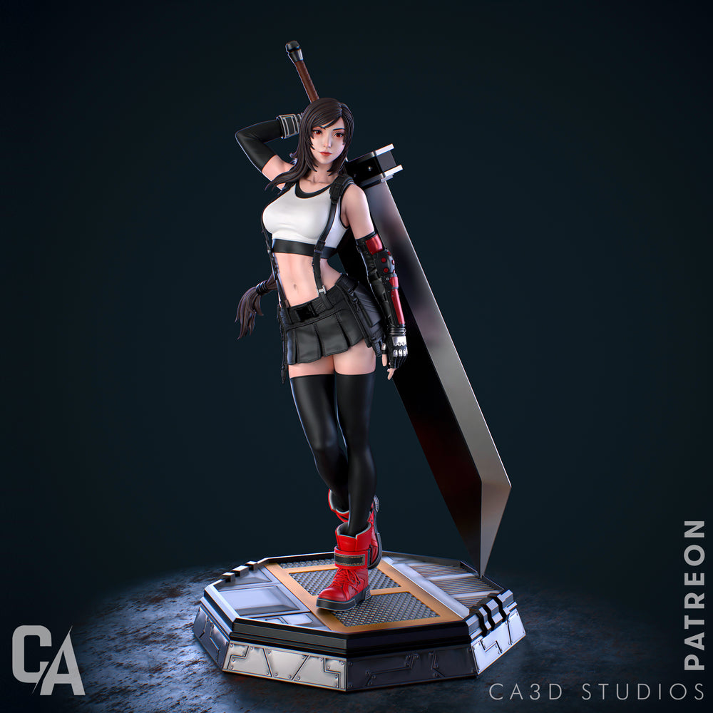 
                  
                    Tifa - Collectible Statue by CA3D studios - unpainted or painted versions
                  
                