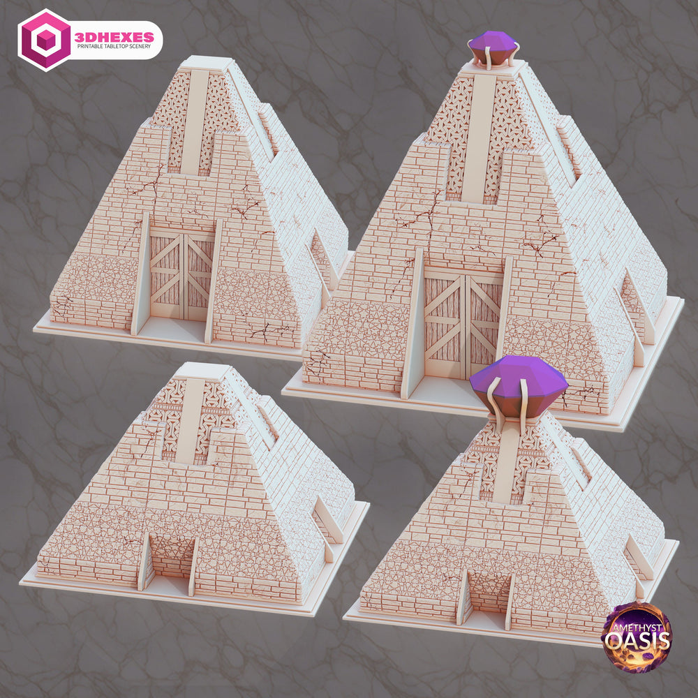 
                  
                    Amethyst Oasis Tabletop Terrain- Pyramid Set
                  
                